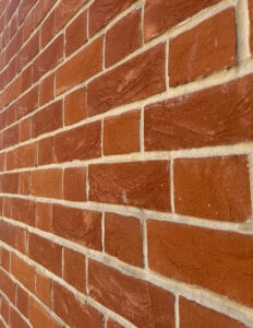 repointed Vicrorian red brick